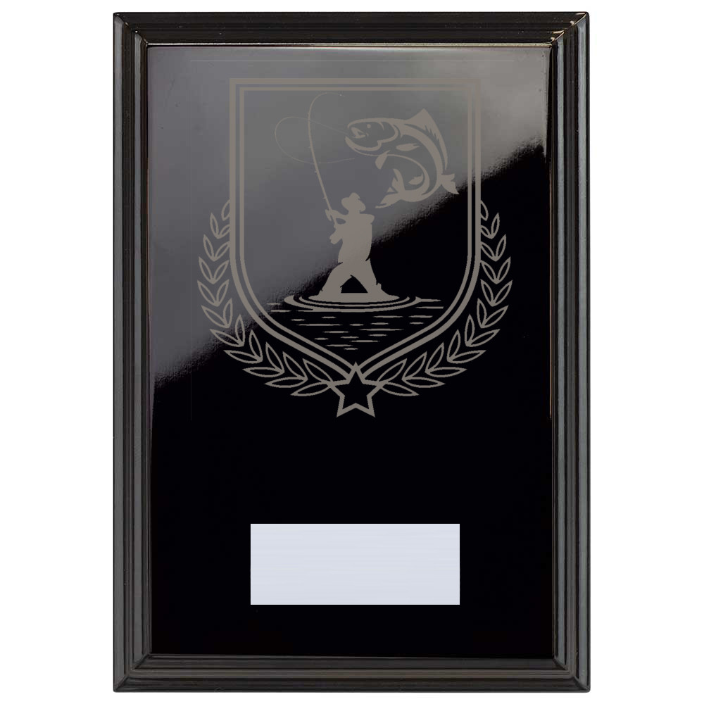 Fishing Reward Plaque In Epic Black