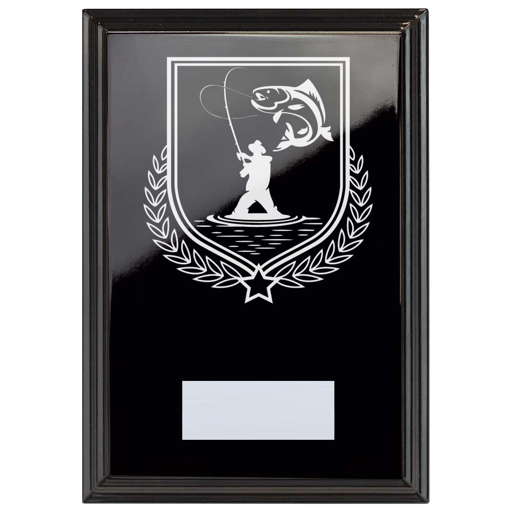 Fishing Reward Plaque In Epic Black