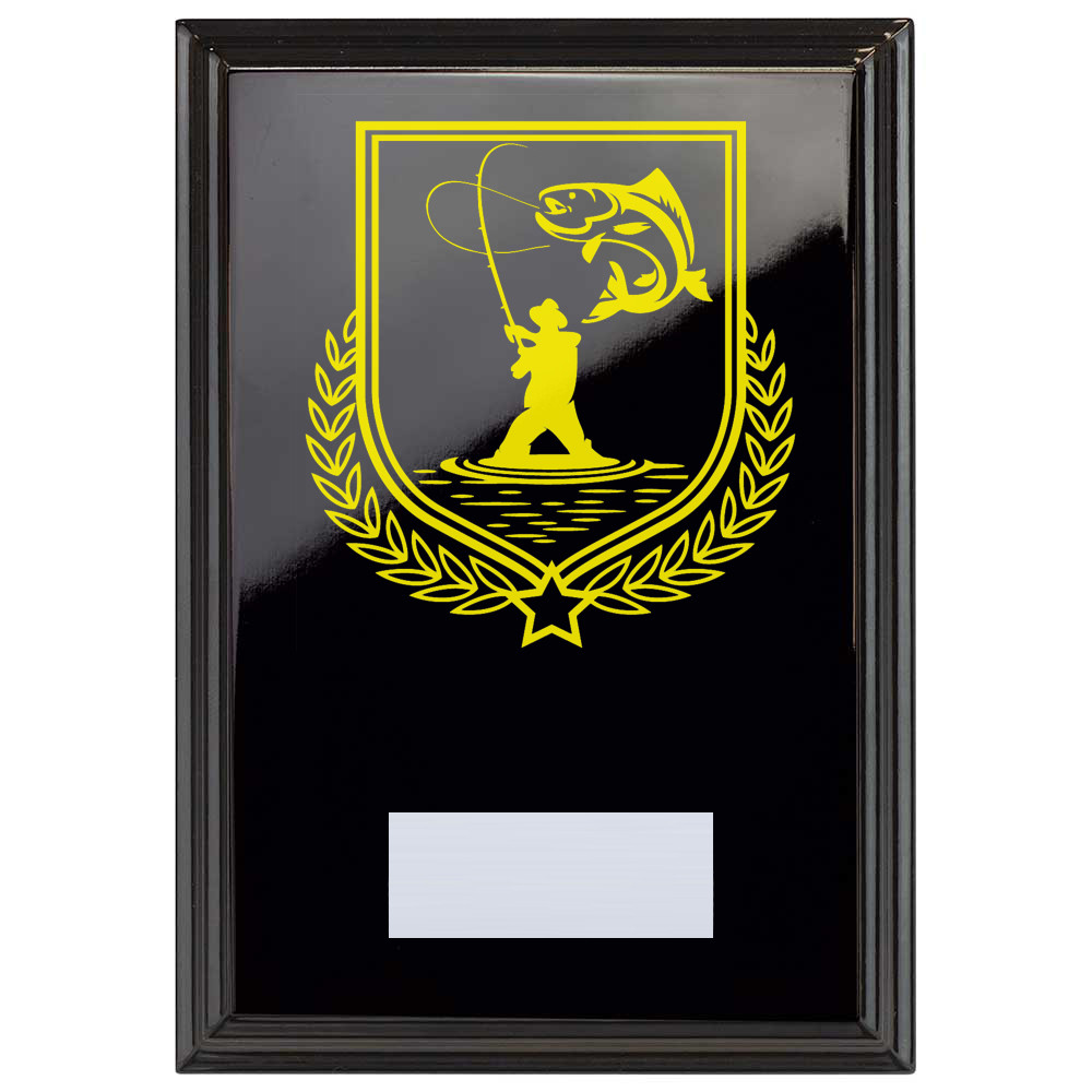 Fishing Reward Plaque In Epic Black