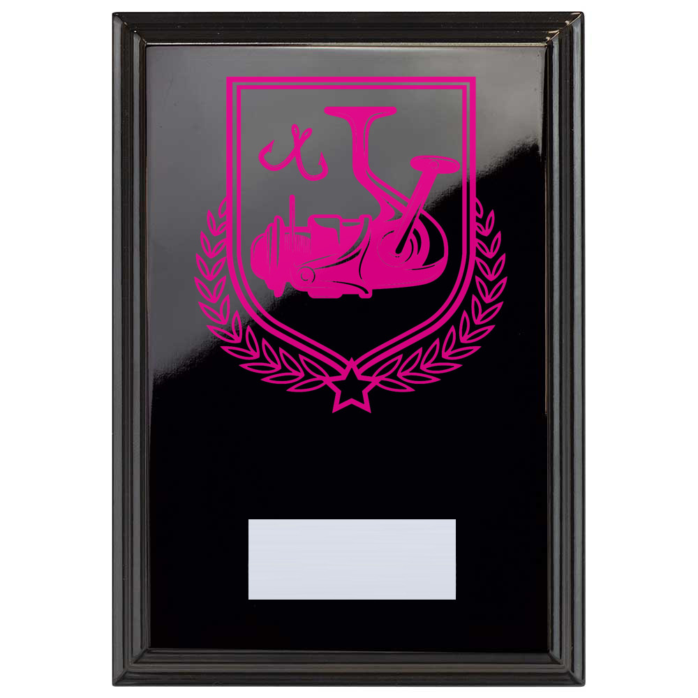 Fishing Reward Plaque In Epic Black