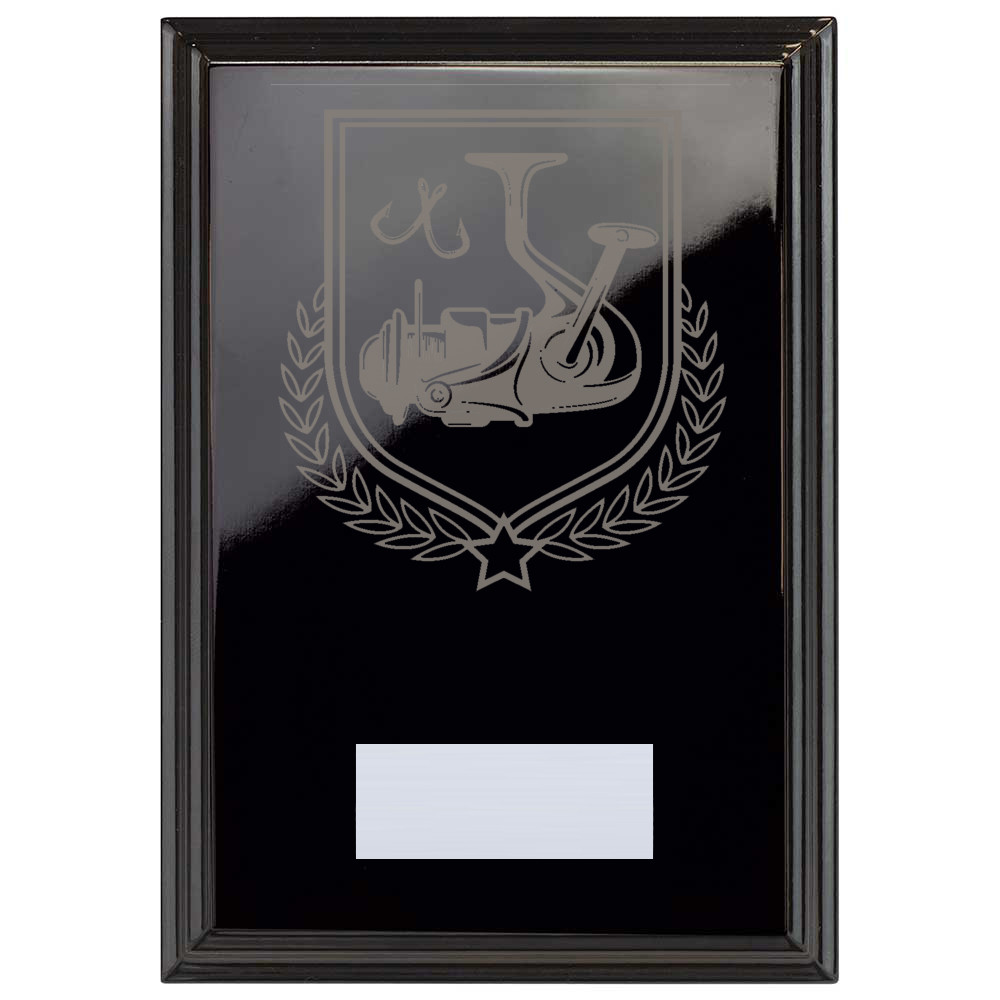Fishing Reward Plaque In Epic Black