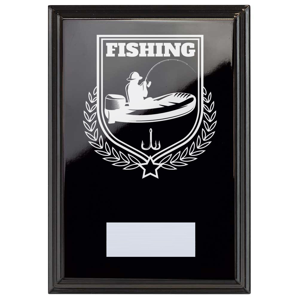 Fishing Reward Plaque In Epic Black