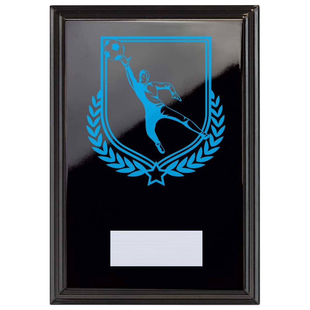 Football Reward Plaque In Epic Black
