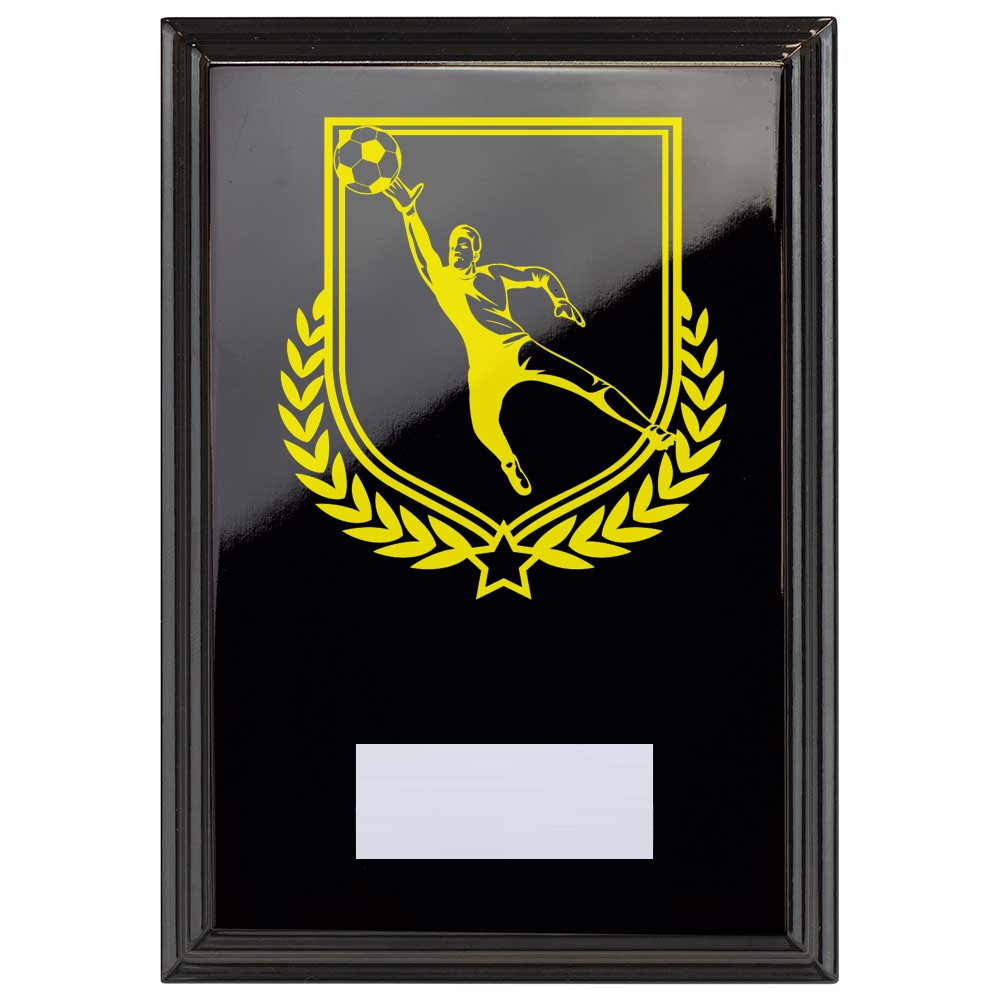 Football Reward Plaque In Epic Black