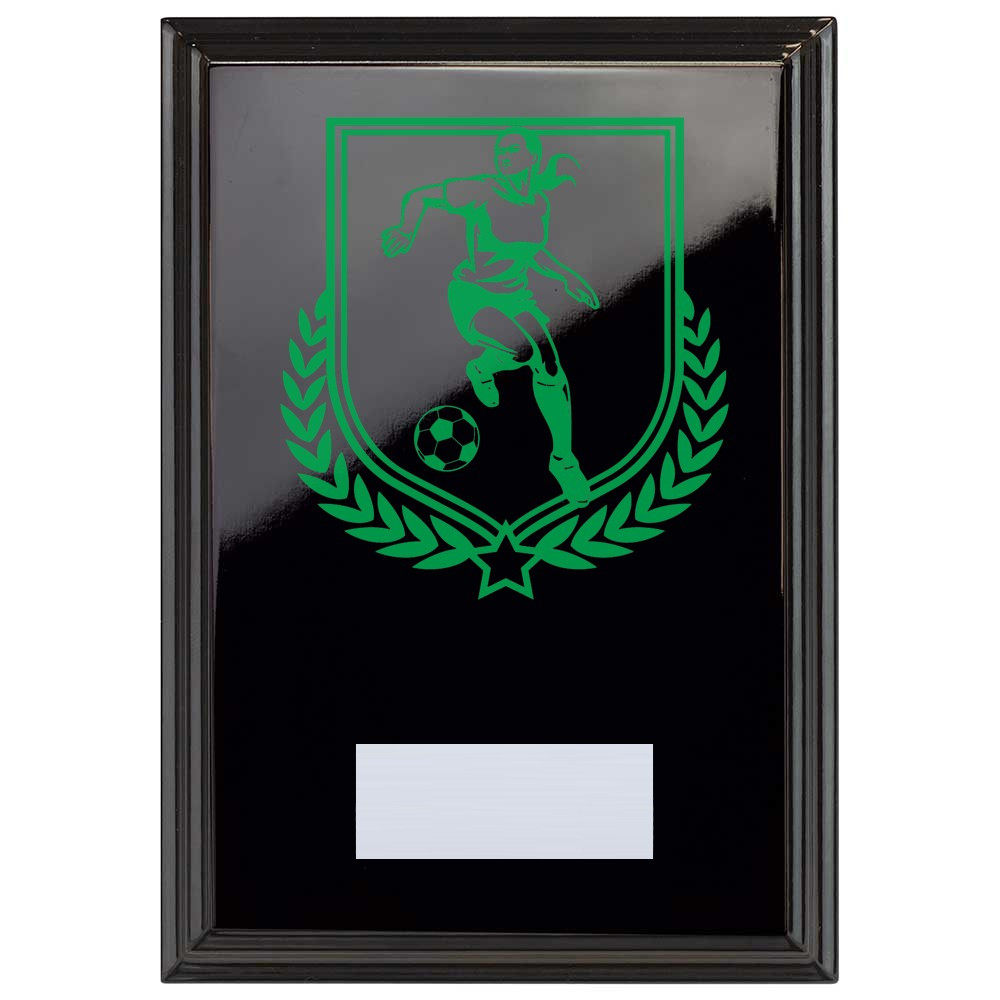 Female Football Reward Plaque In Epic Black