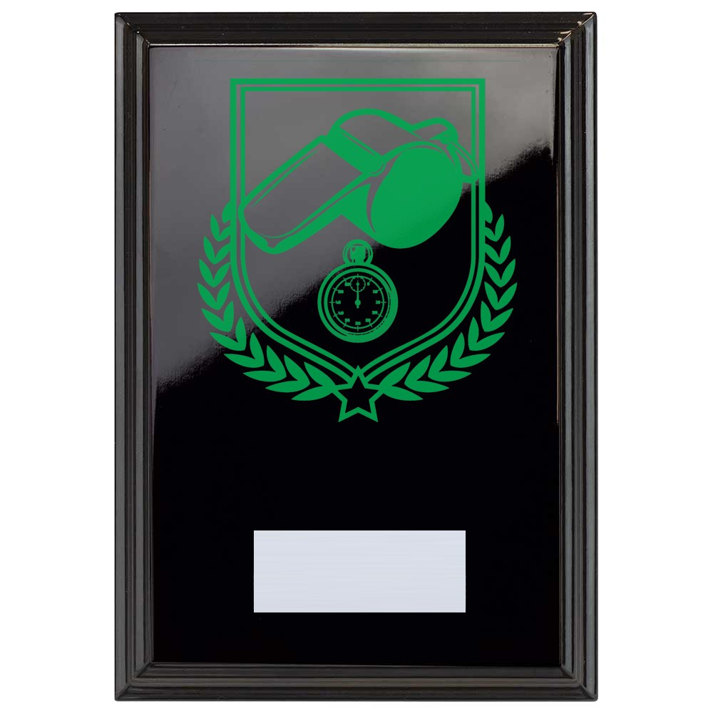 Referee Reward Plaque In Epic Black