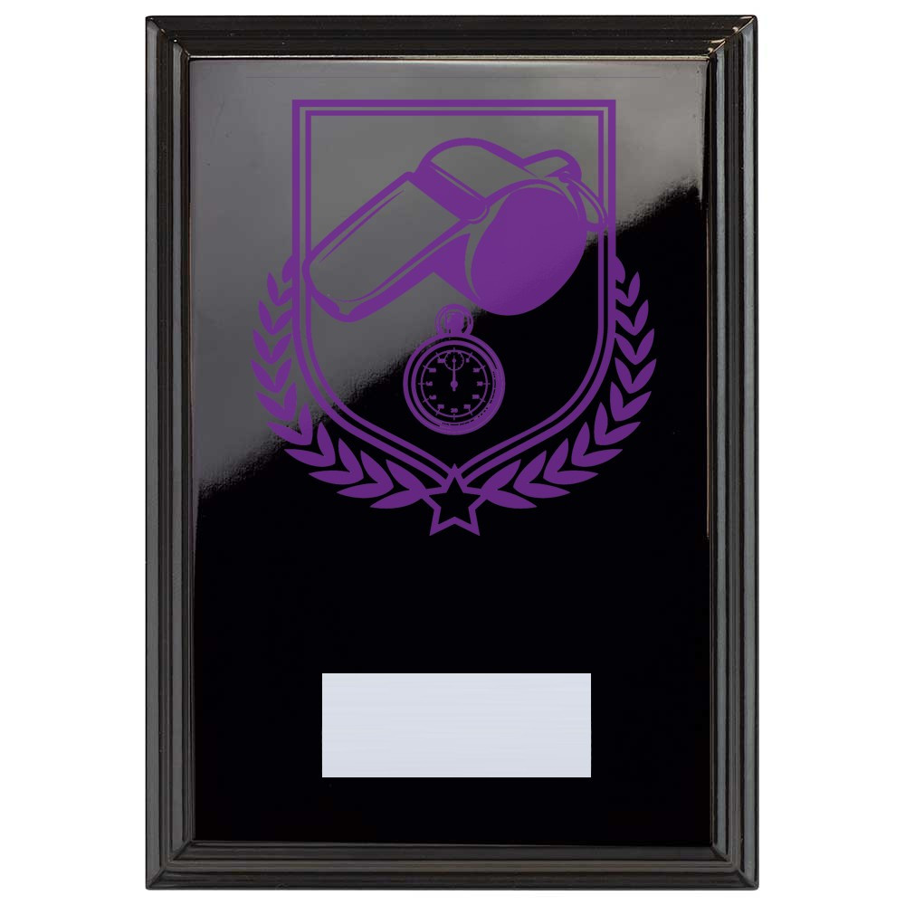 Referee Reward Plaque In Epic Black