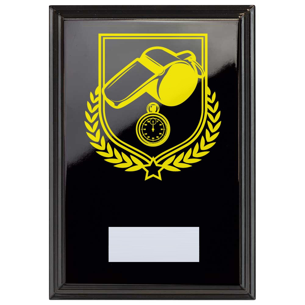 Referee Reward Plaque In Epic Black