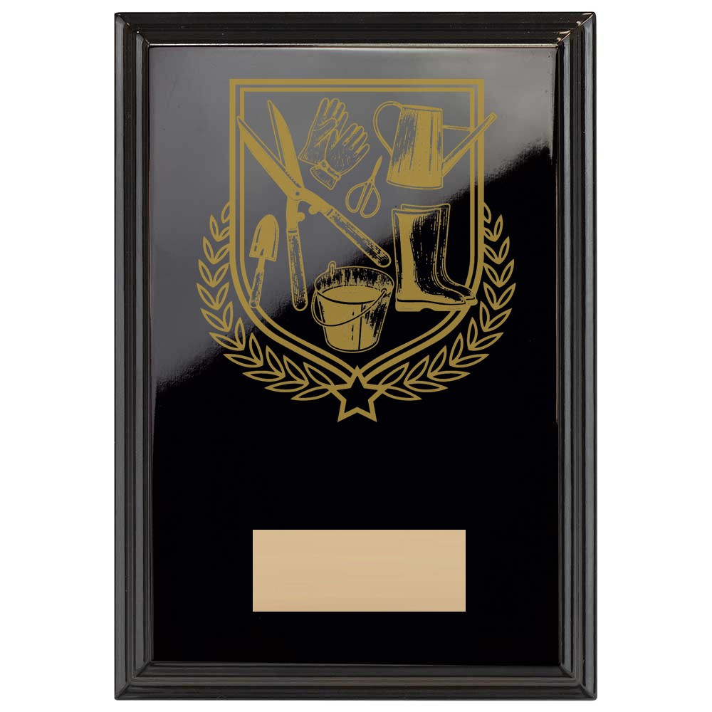 Gardening Reward Plaque In Epic Black