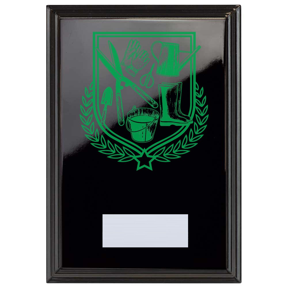 Gardening Reward Plaque In Epic Black
