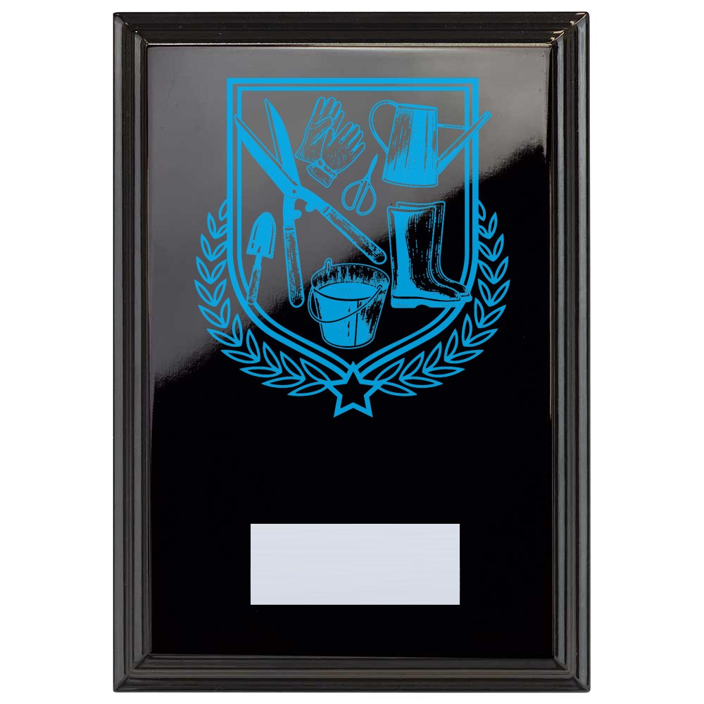 Gardening Reward Plaque In Epic Black
