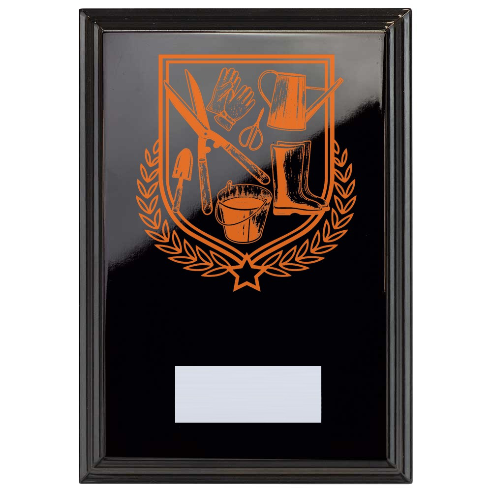Gardening Reward Plaque In Epic Black