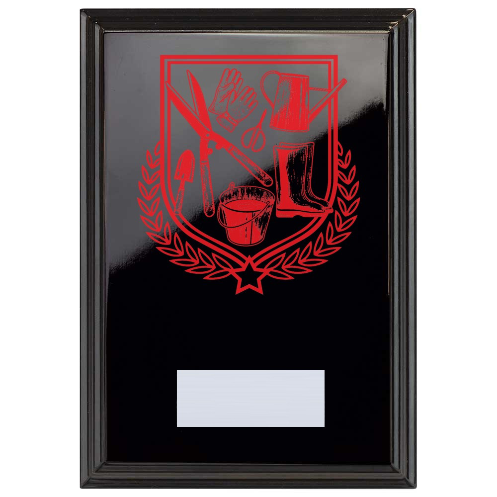 Gardening Reward Plaque In Epic Black