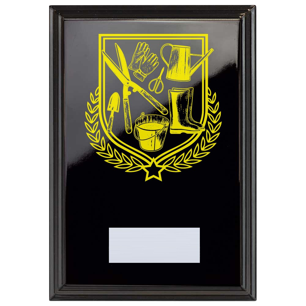Gardening Reward Plaque In Epic Black