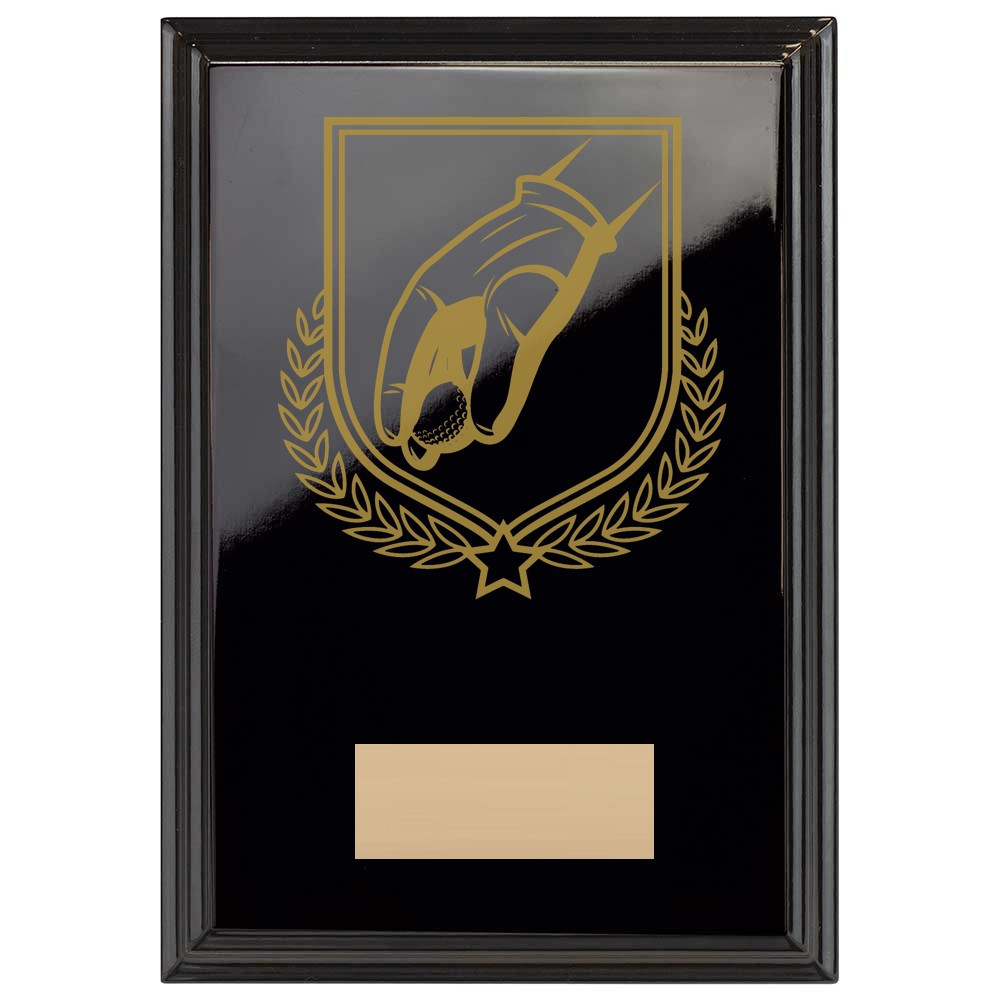 Golf Glove Reward Plaque In Epic Black