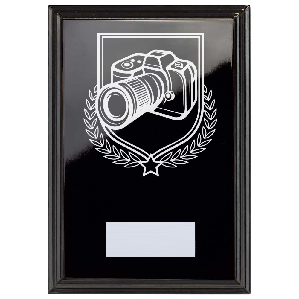Photography Reward Plaque In Epic Black