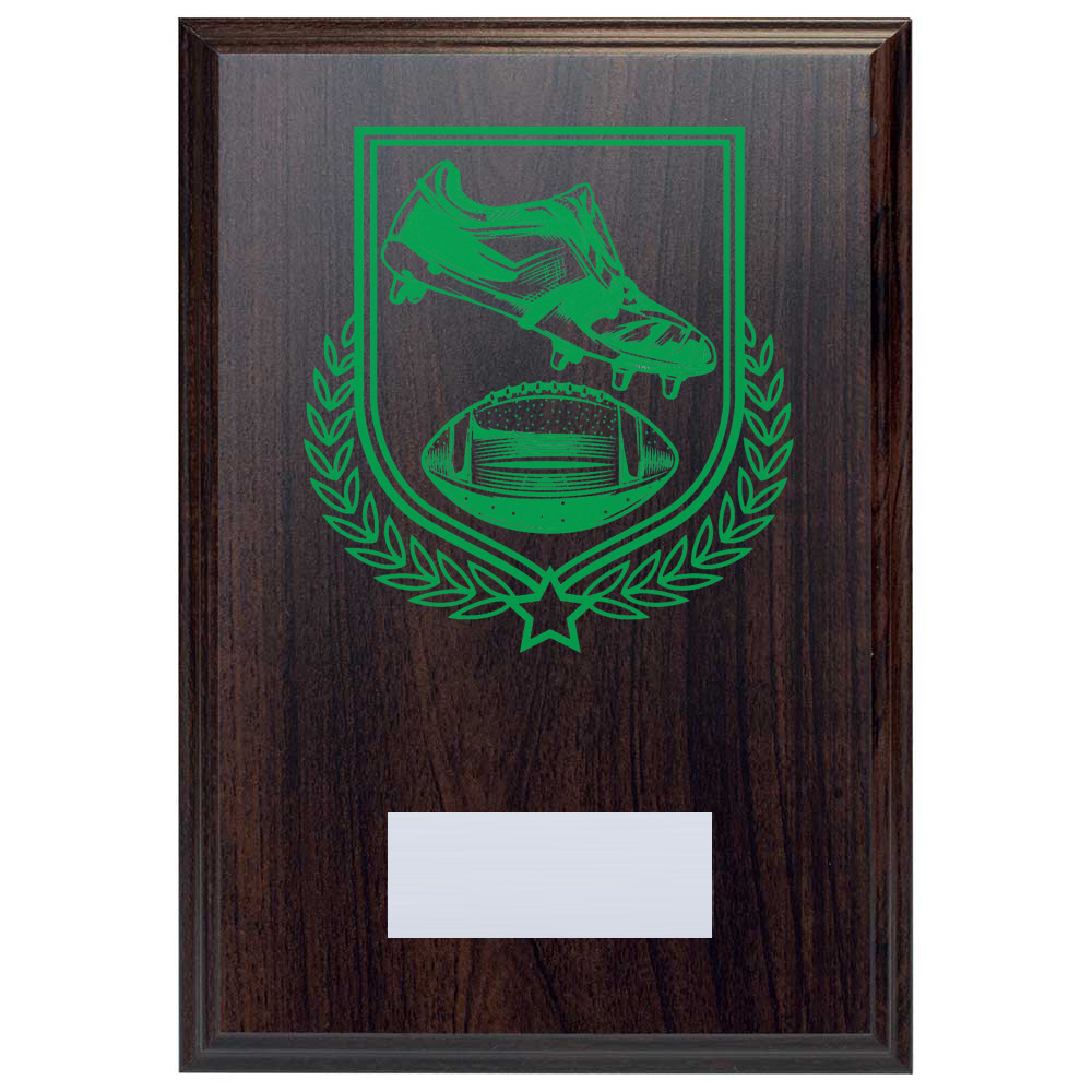 American Football Reward Deep Mahogany Plaque