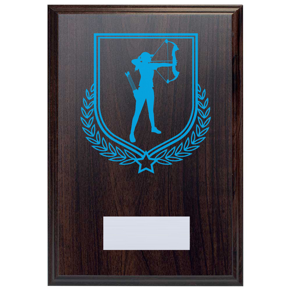 Archery Reward Deep Mahogany Plaque