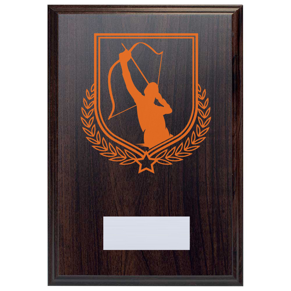 Archery Reward Deep Mahogany Plaque