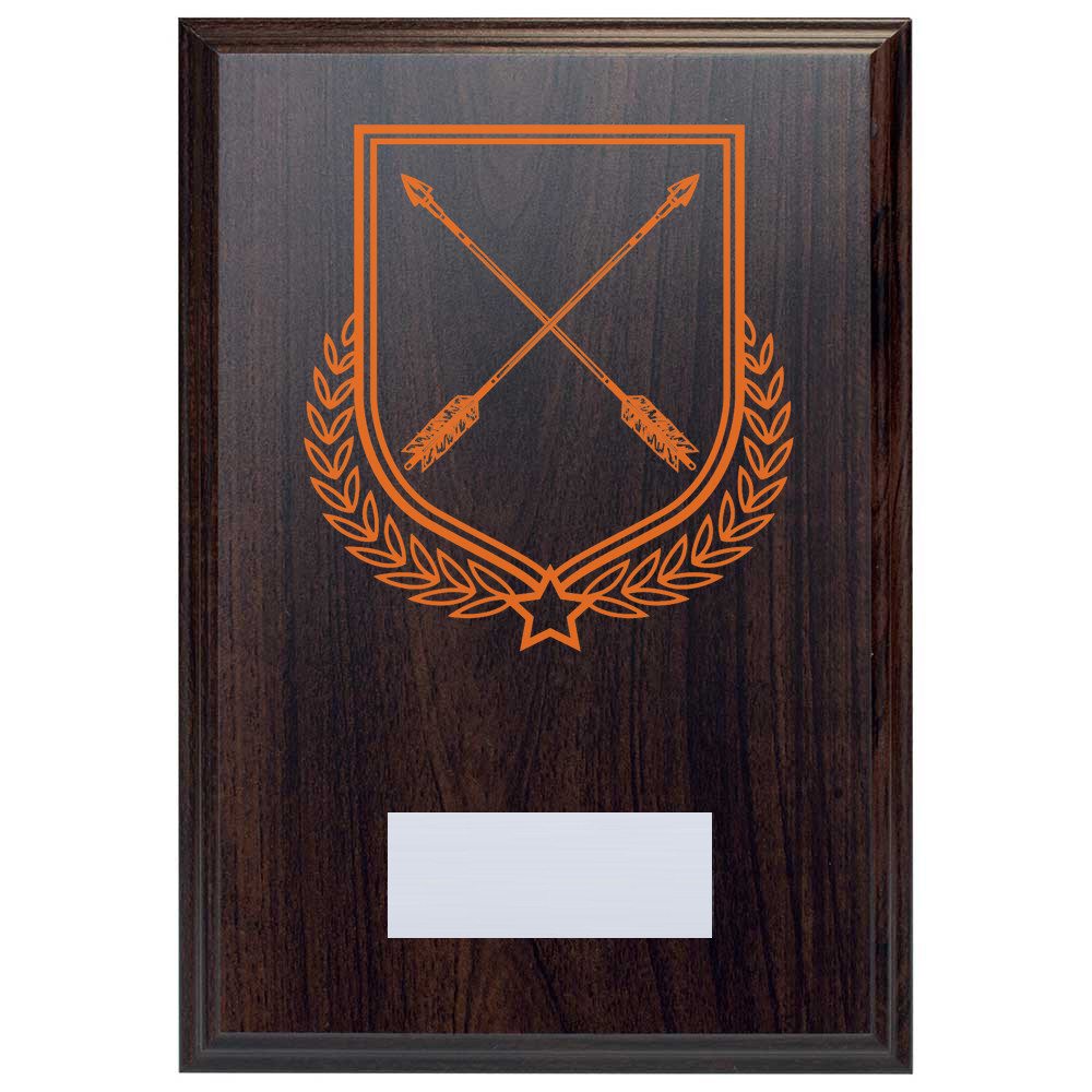 Archery Reward Deep Mahogany Plaque