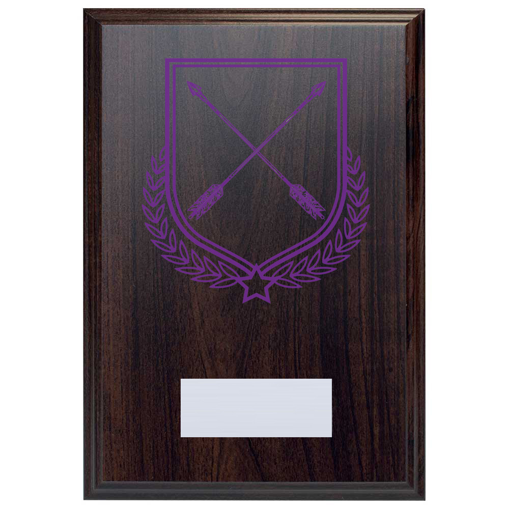 Archery Reward Deep Mahogany Plaque