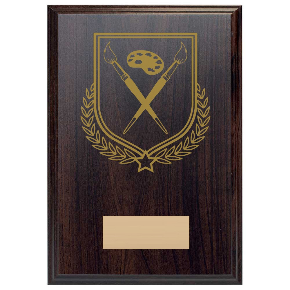 Art Reward Deep Mahogany Plaque