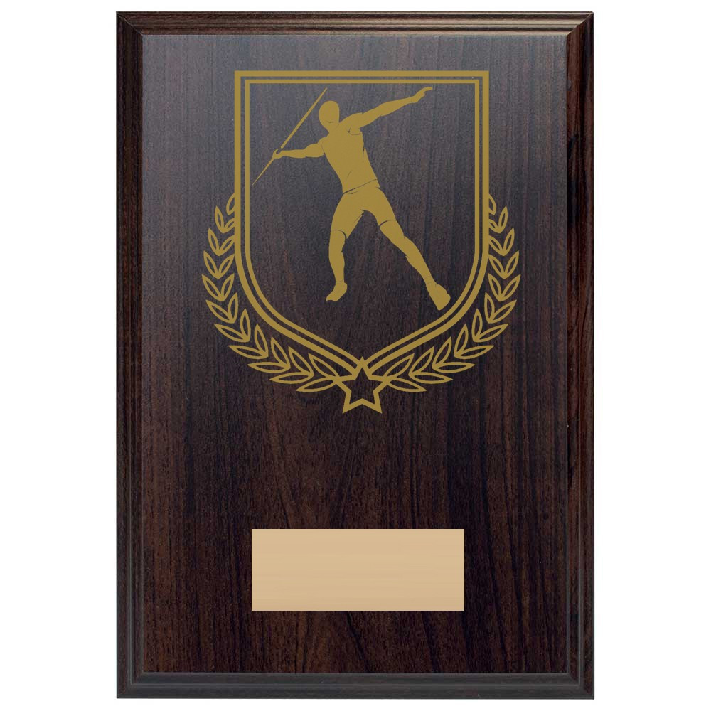 Javelin Reward Deep Mahogany Plaque