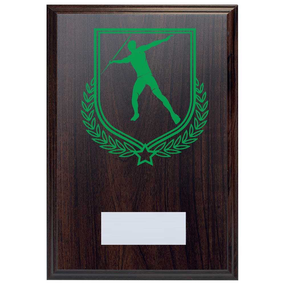 Javelin Reward Deep Mahogany Plaque