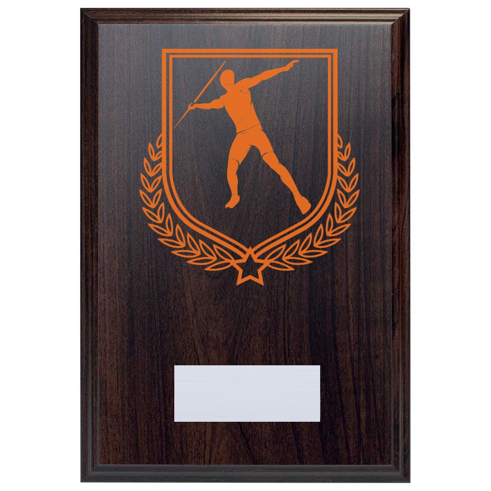 Javelin Reward Deep Mahogany Plaque