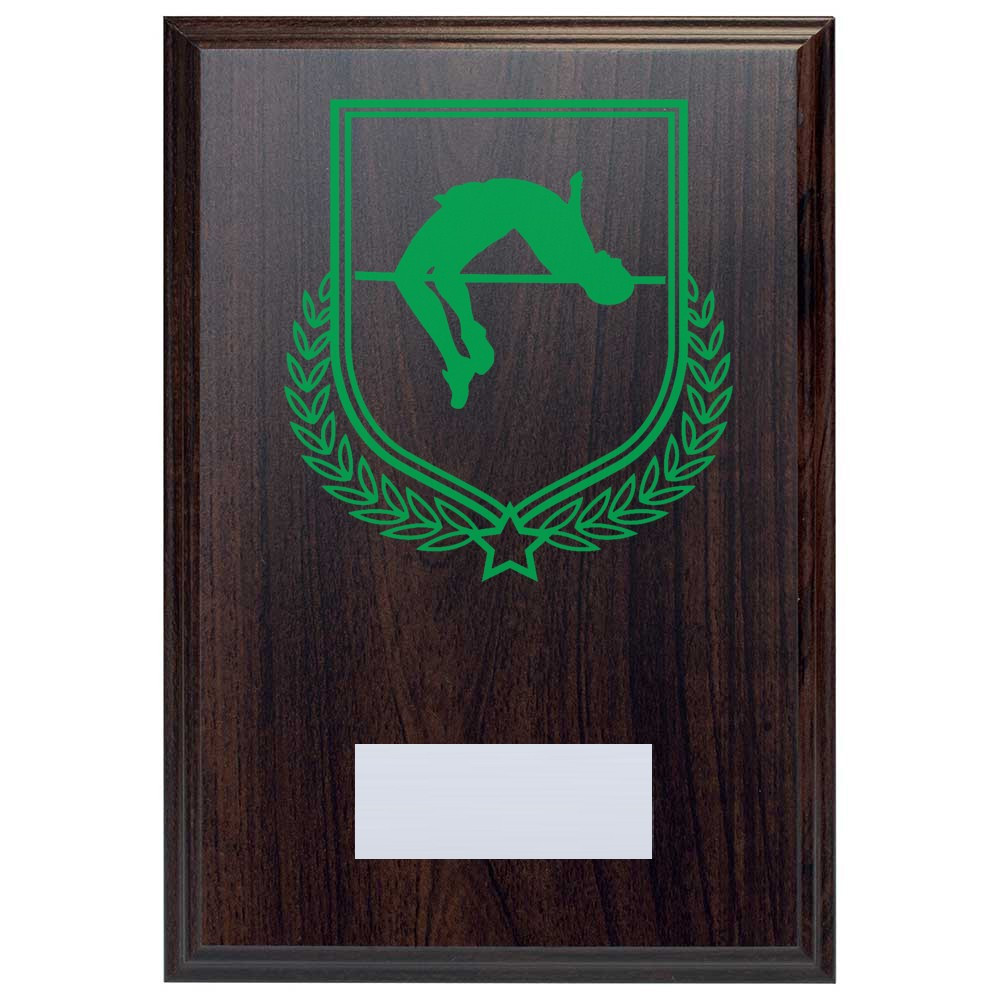 Pole Vault Reward Deep Mahogany Plaque