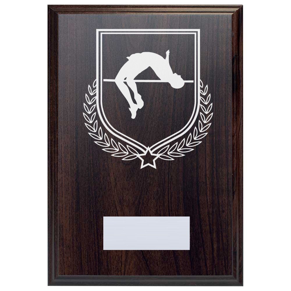 Pole Vault Reward Deep Mahogany Plaque
