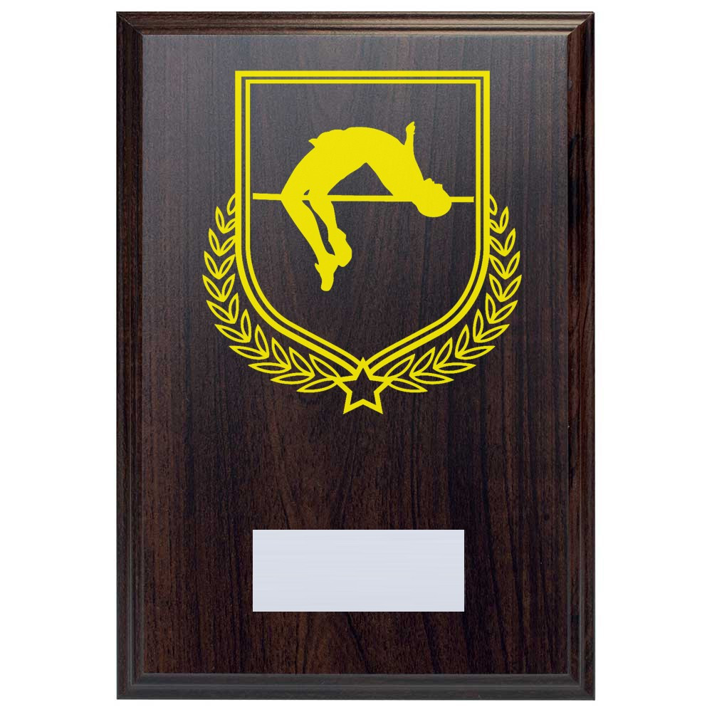 Pole Vault Reward Deep Mahogany Plaque
