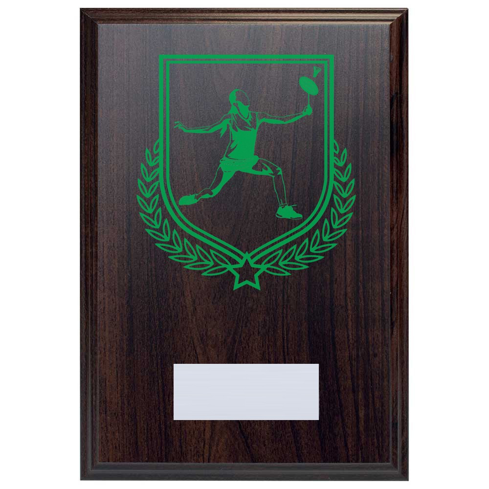 Badminton Reward Deep Mahogany Plaque