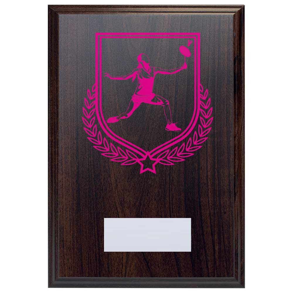 Badminton Reward Deep Mahogany Plaque