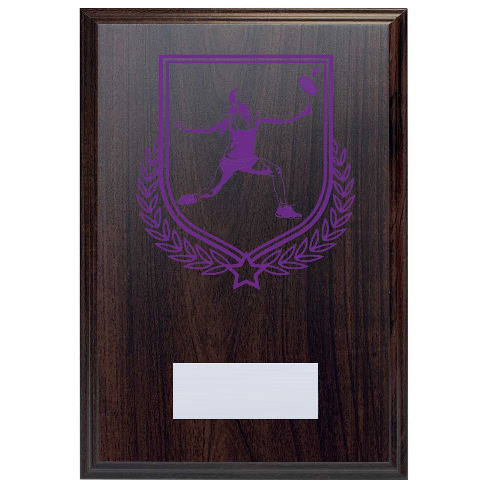 Badminton Reward Deep Mahogany Plaque