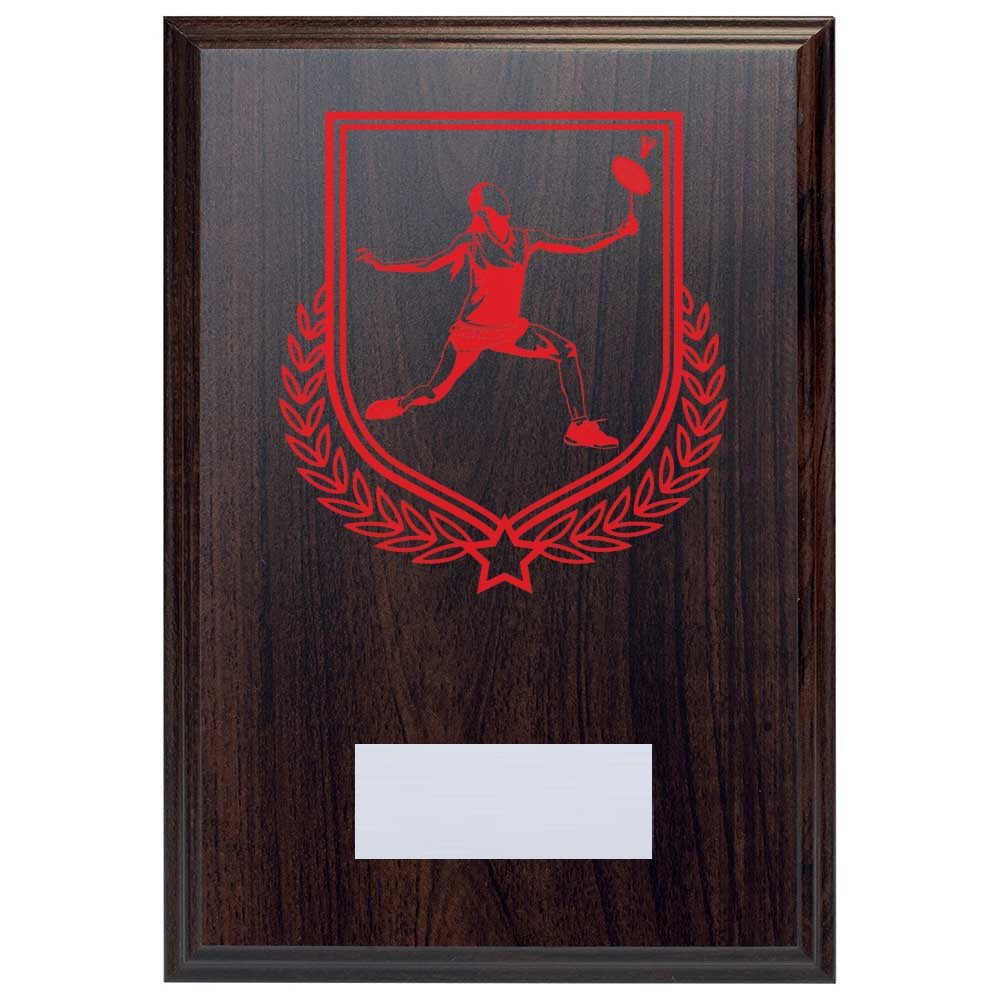 Badminton Reward Deep Mahogany Plaque