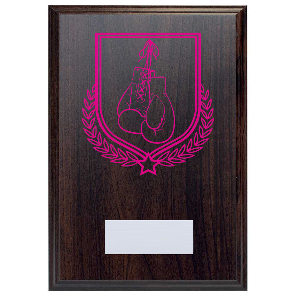 Boxing Reward Deep Mahogany Plaque