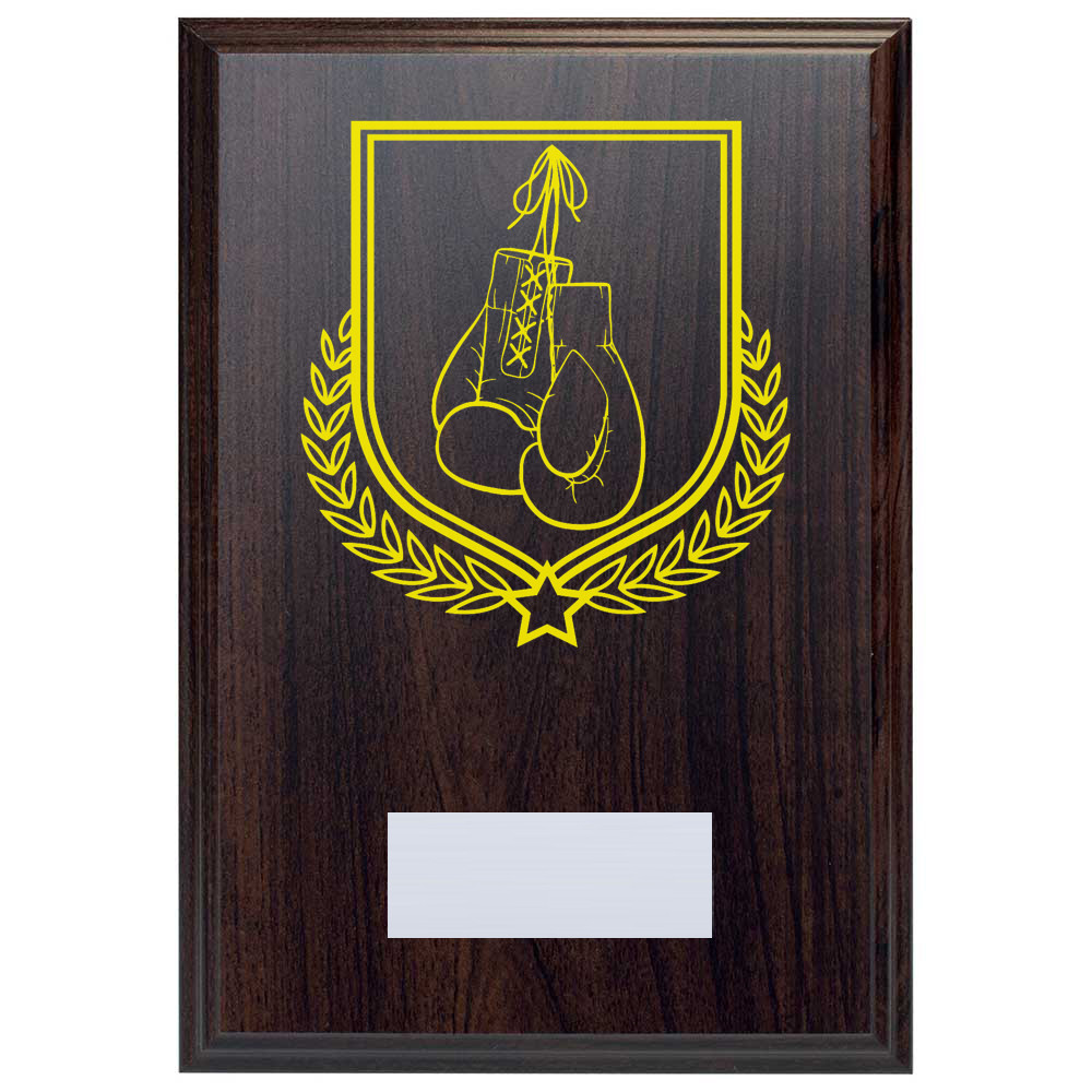 Boxing Reward Deep Mahogany Plaque