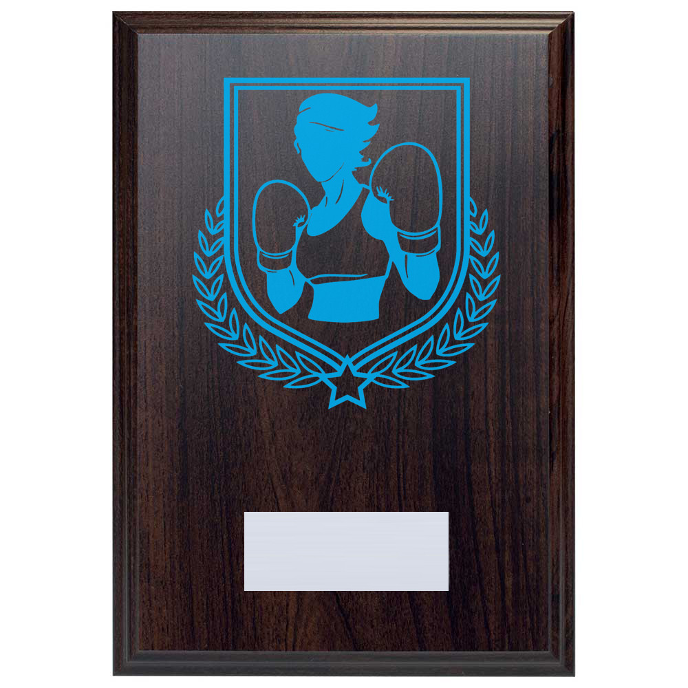 Boxing Reward Deep Mahogany Plaque