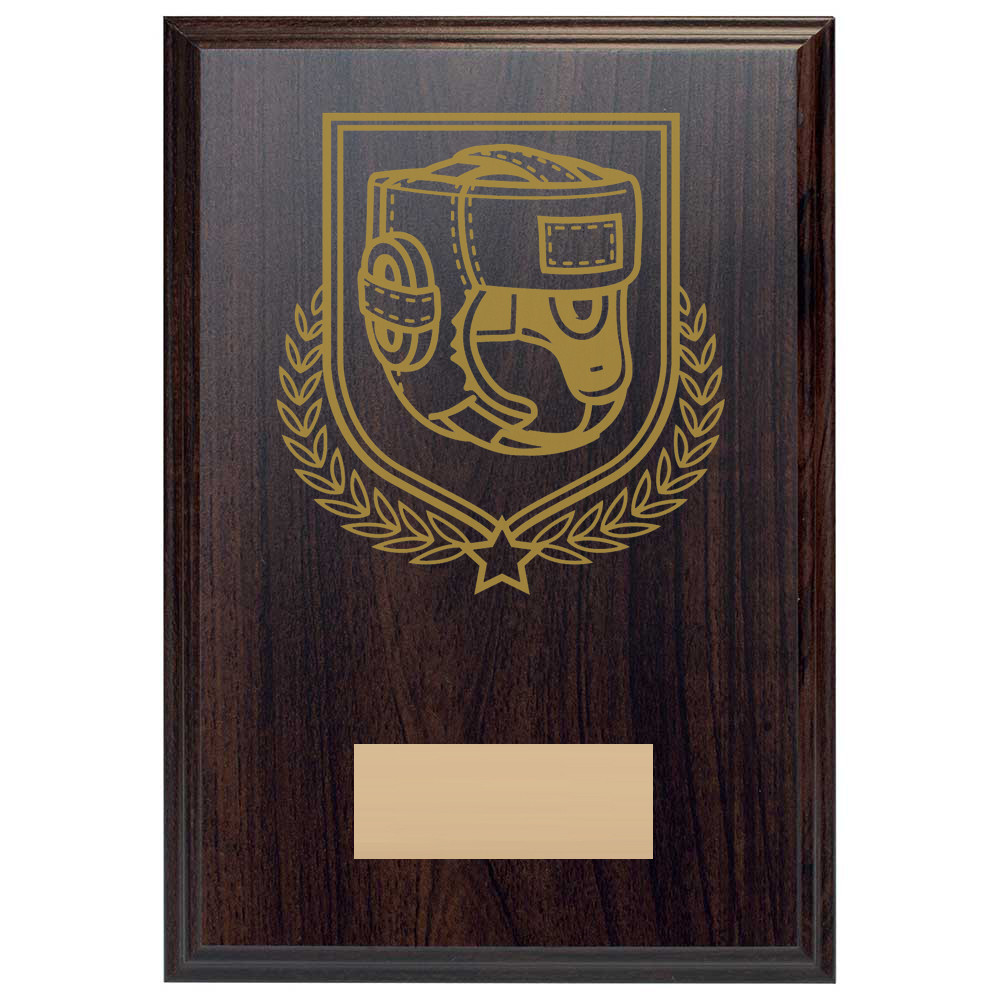 Boxing Reward Deep Mahogany Plaque