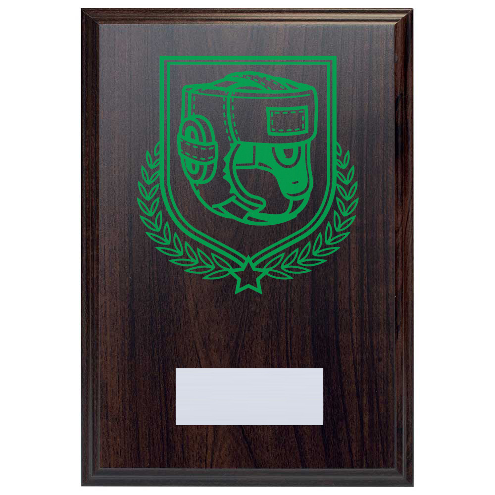 Boxing Reward Deep Mahogany Plaque
