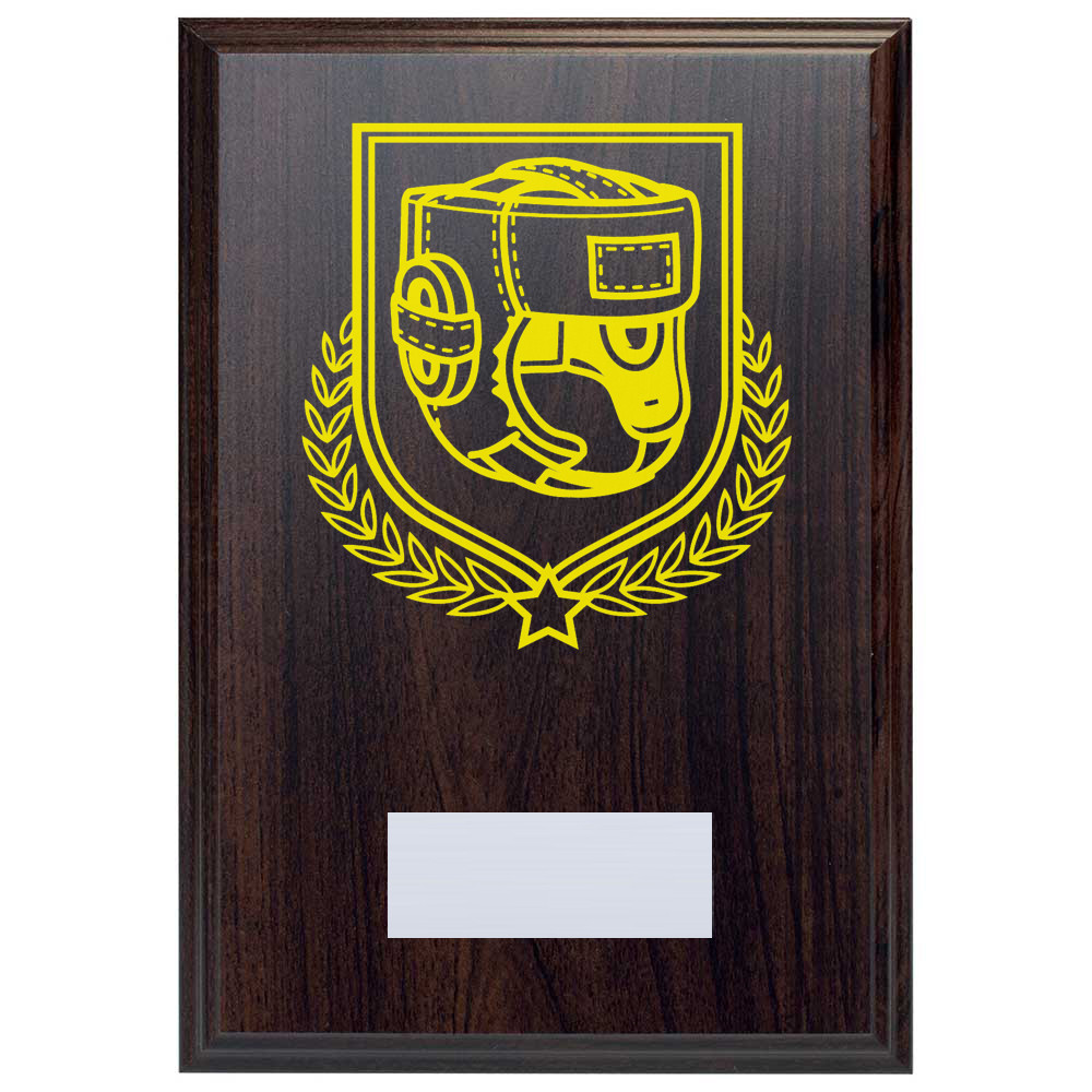 Boxing Reward Deep Mahogany Plaque