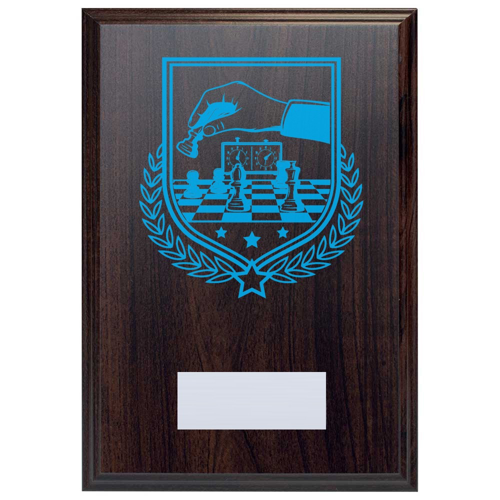 Chess Reward Deep Mahogany Plaque