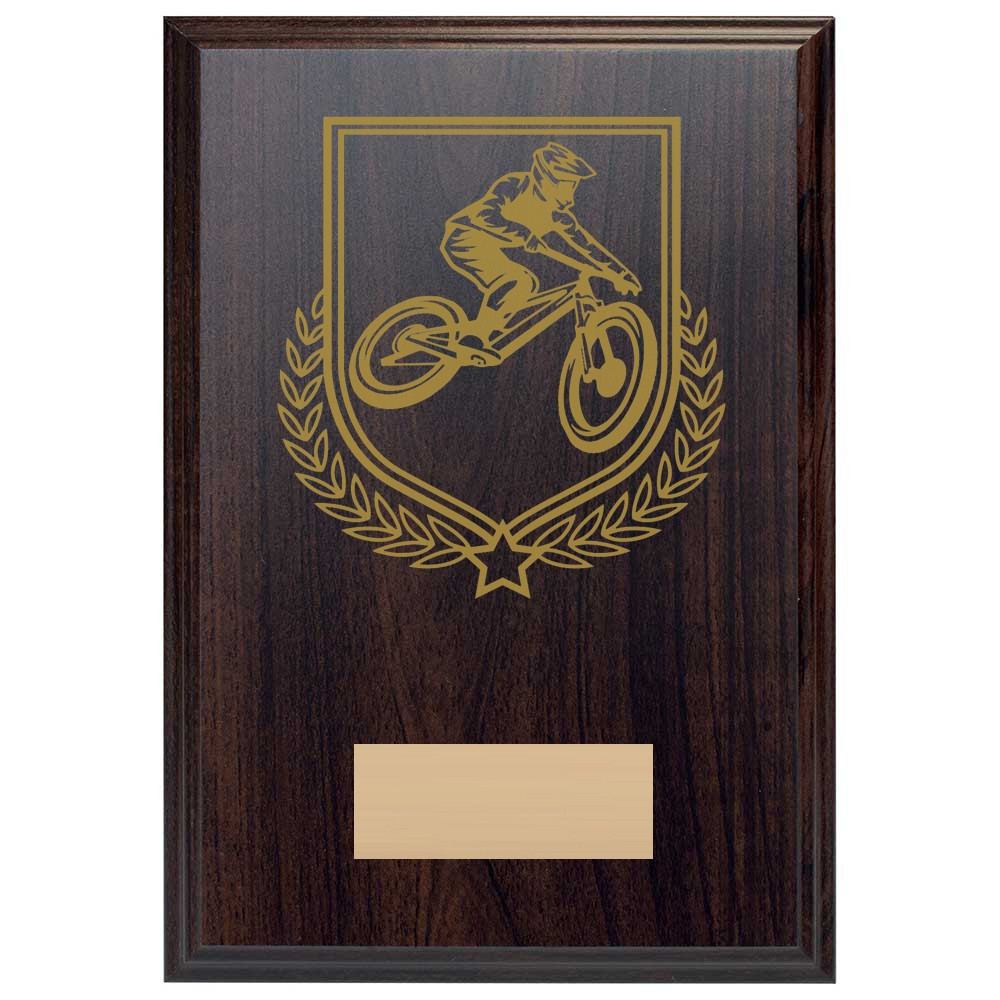 Cycling Reward Deep Mahogany Plaque