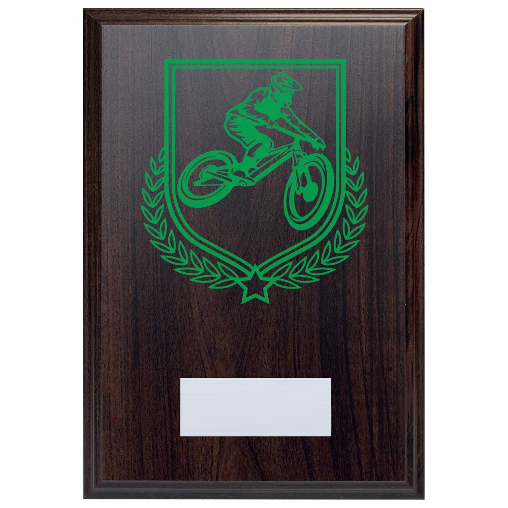 Cycling Reward Deep Mahogany Plaque