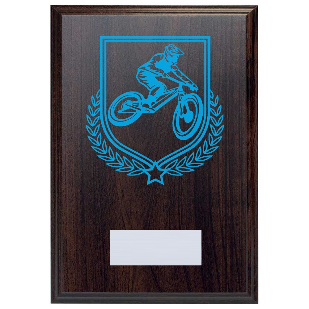 Cycling Reward Deep Mahogany Plaque