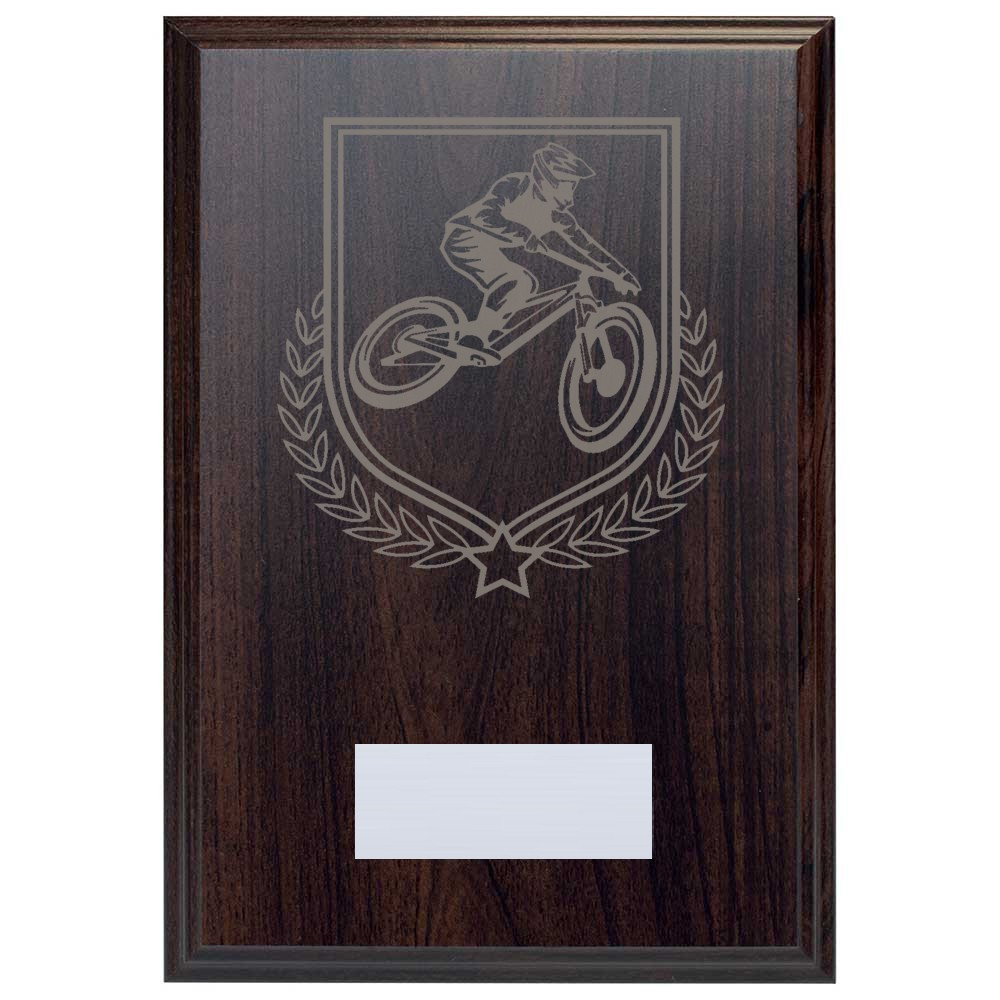 Cycling Reward Deep Mahogany Plaque