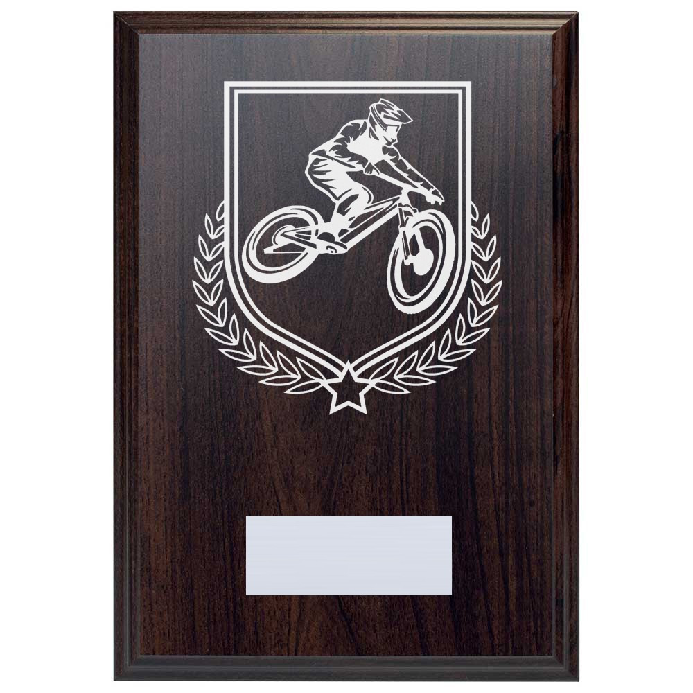 Cycling Reward Deep Mahogany Plaque