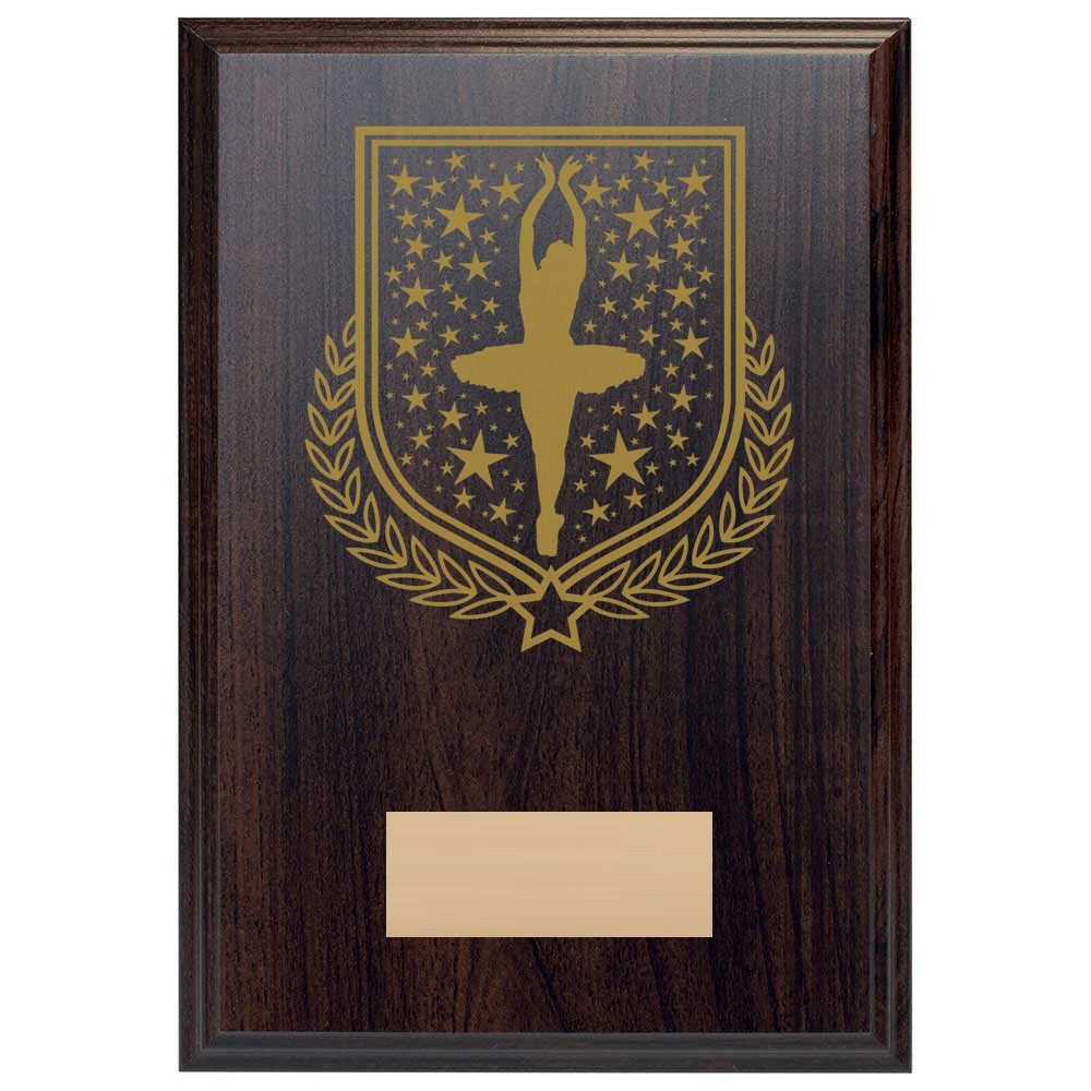 Ballet Reward Deep Mahogany Plaque