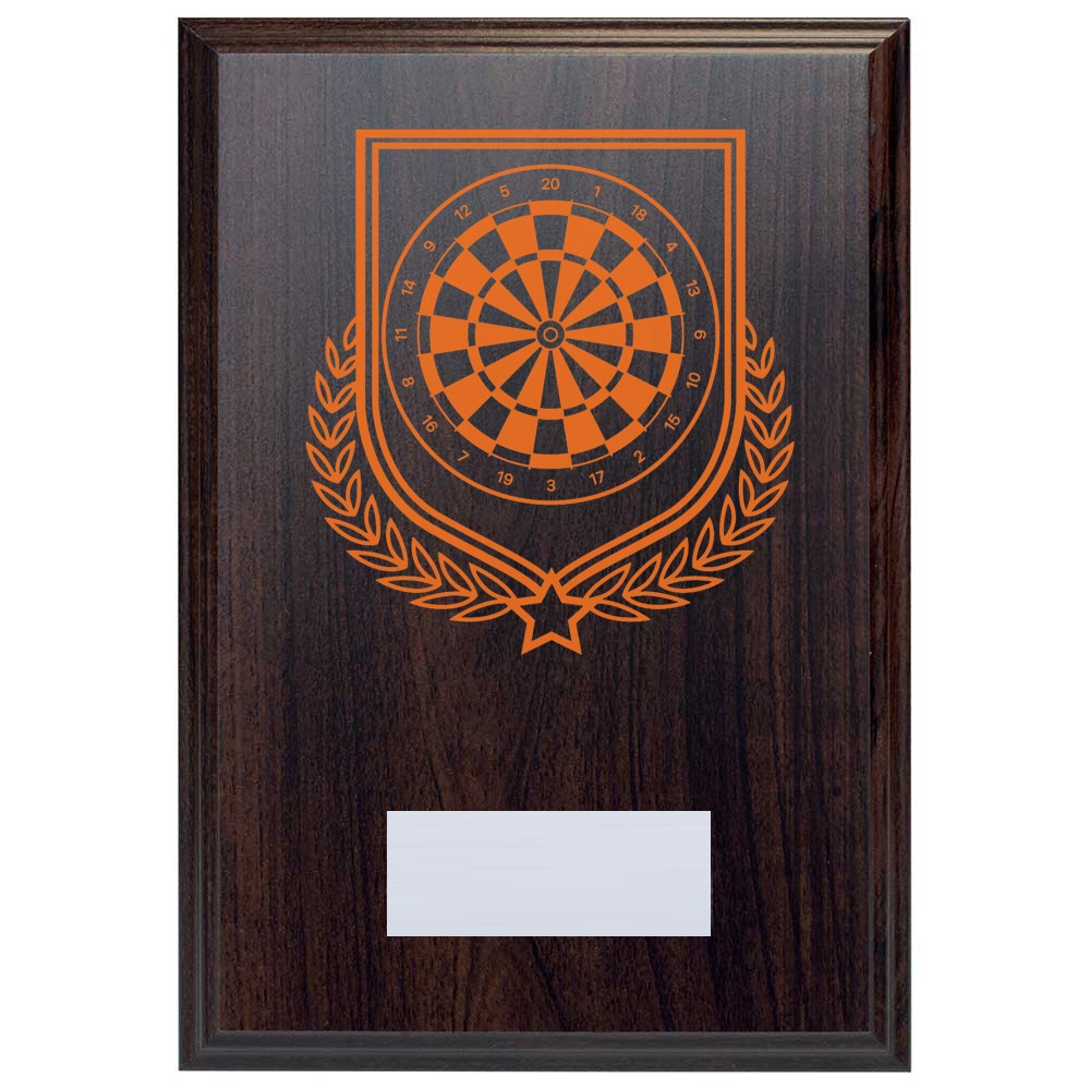 Darts Reward Deep Mahogany Plaque